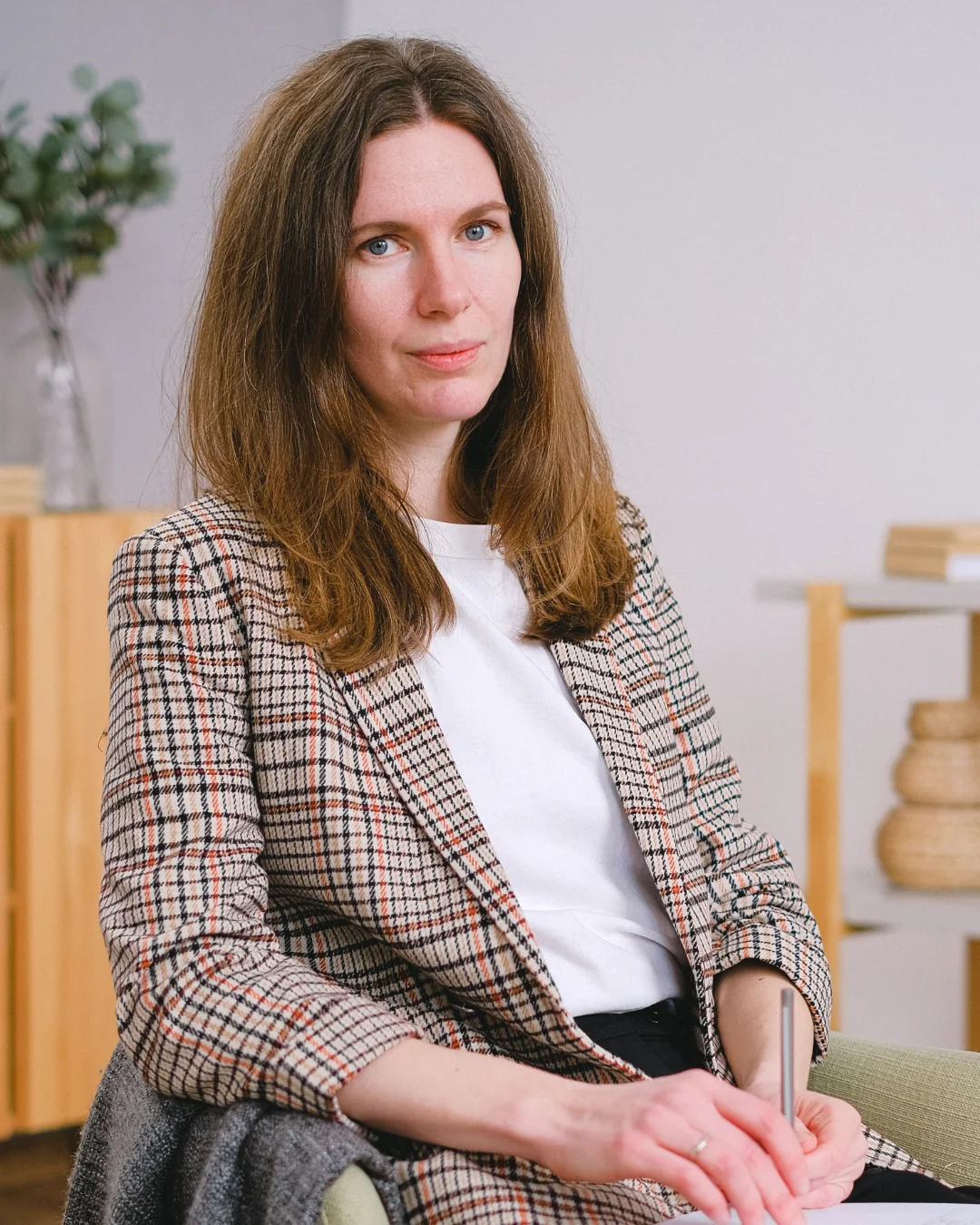 Miriam Böhler, Heilpraktikerin für Psychotherapie, in ihrer Praxis in Stuttgart-West